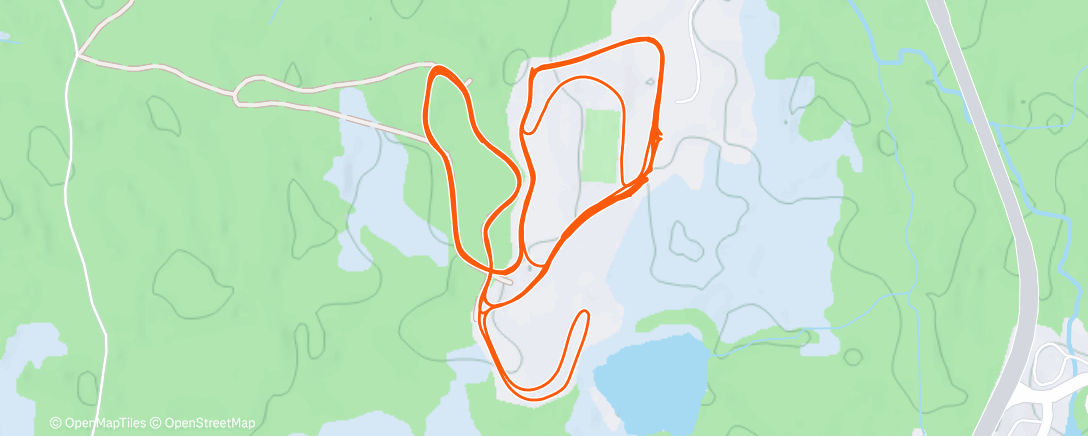 Map of the activity, Coachlife Lygna