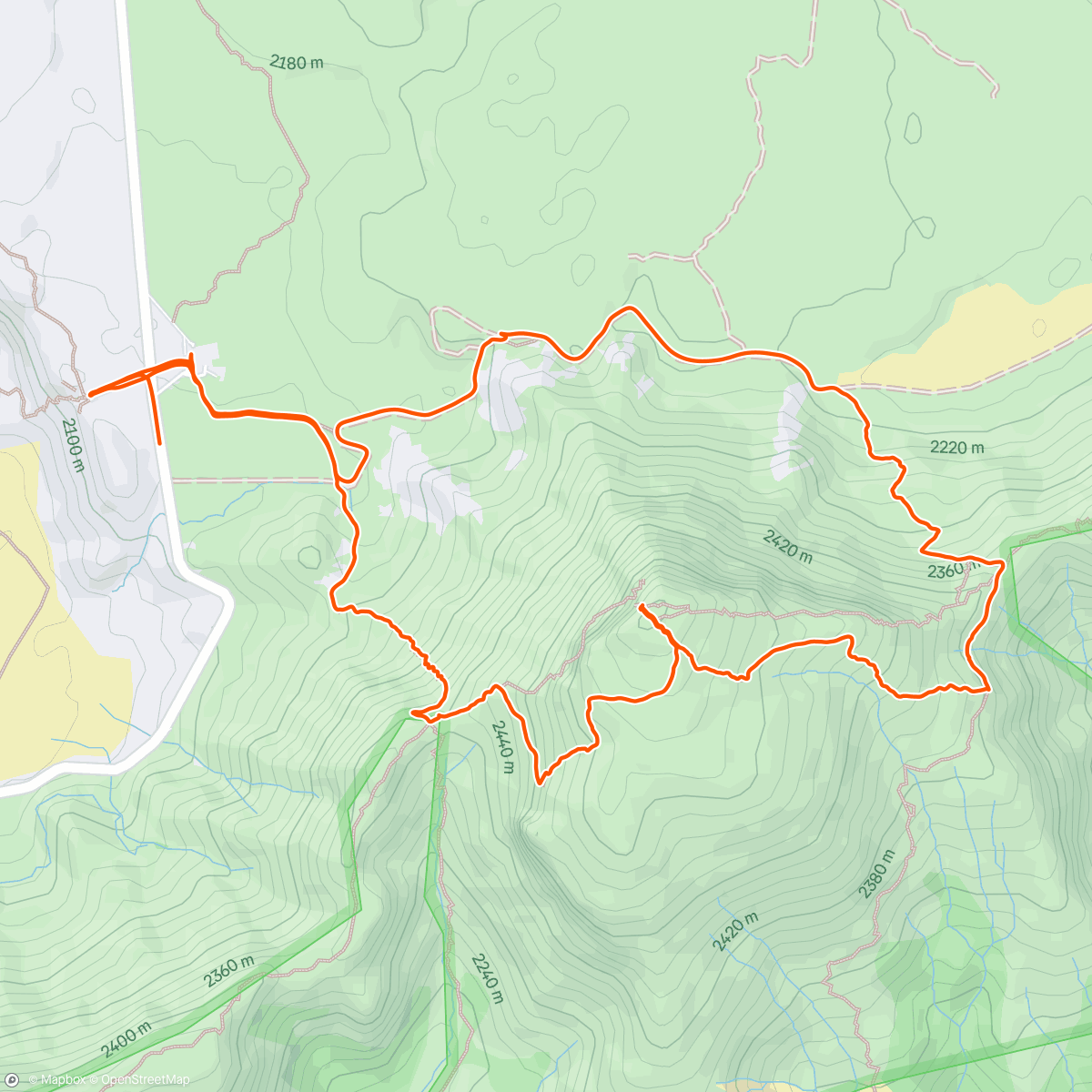 Map of the activity, Wanderung mit Blick auf den Teide 🌋