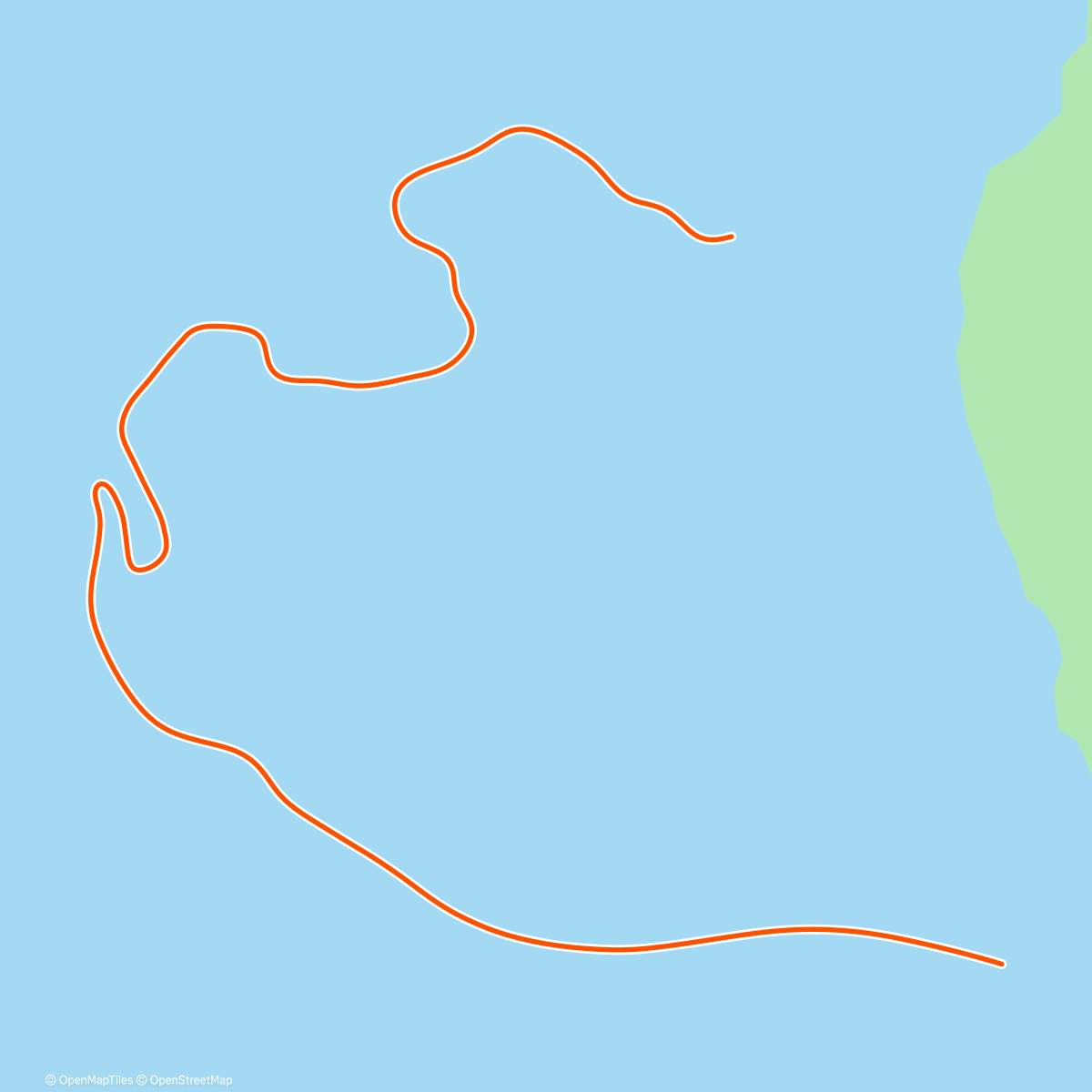 Map of the activity, Zwift - Pacer Group Ride: Volcano Flat in Watopia with Miguel