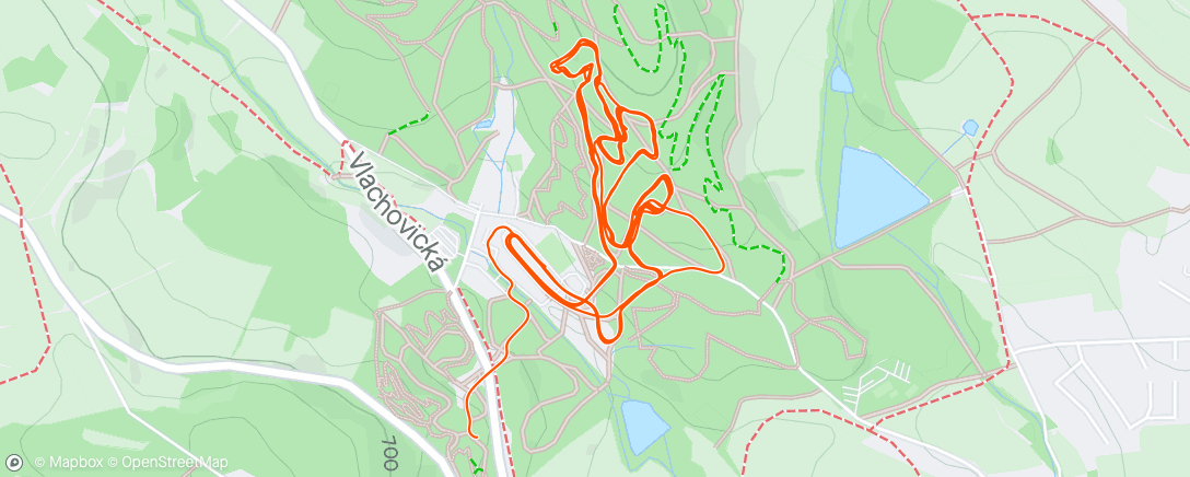 Map of the activity, WC Nove mesto Na Morave - Xco work