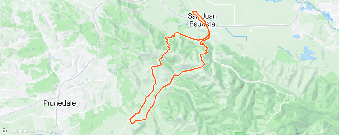 Map of the activity, Anza loop