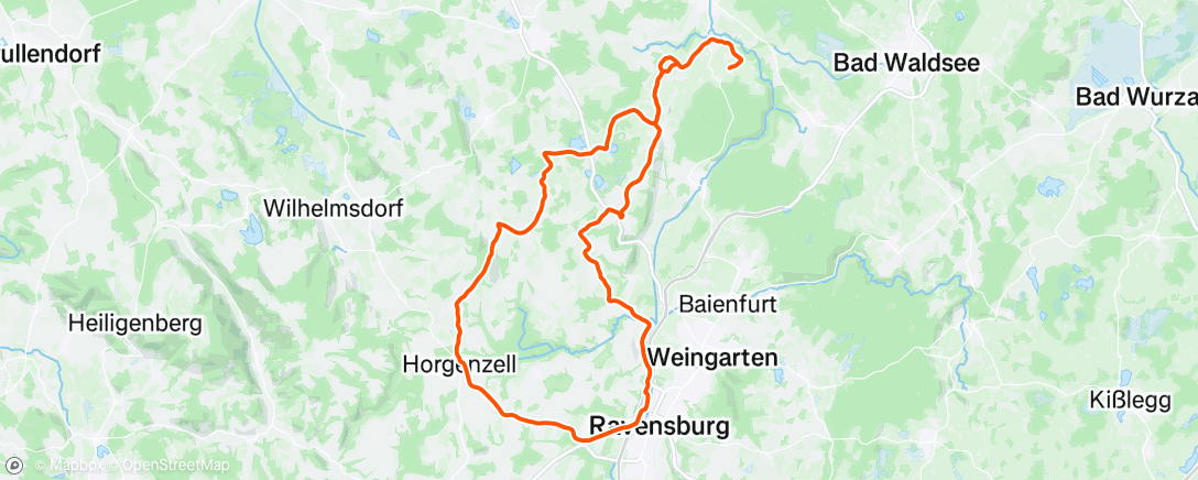 Map of the activity, Fahrt am Nachmittag