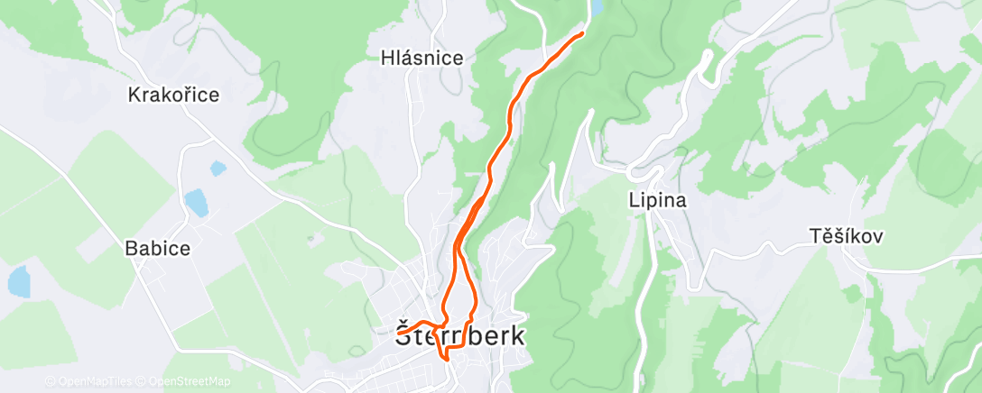 Карта физической активности (Dneska trošku zasněžilo)