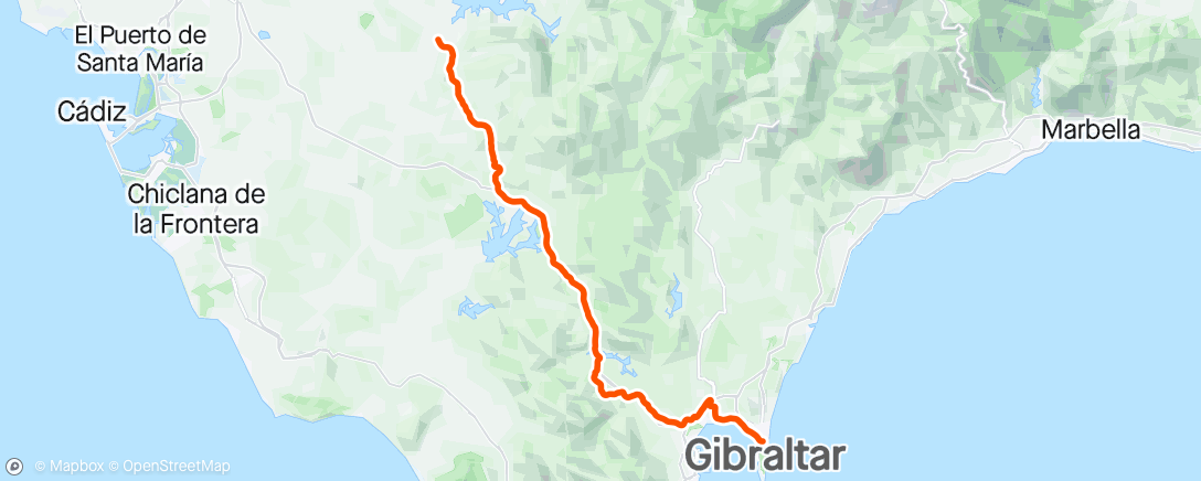 活动地图，Day 1 - Gibraltar to San Jose del Valle