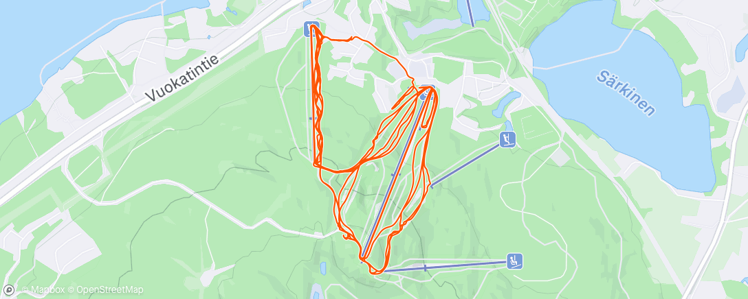 Peta aktivitas, Alpine Ski with Hugo