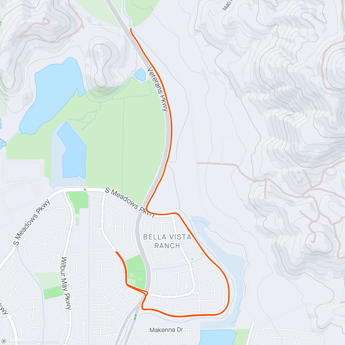 Map of the activity, Morning Stroller Run turned tempo run 🌞🏃‍♀️