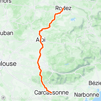 Rodez - Carcassonne | 189.5 km Cycling Route on Strava