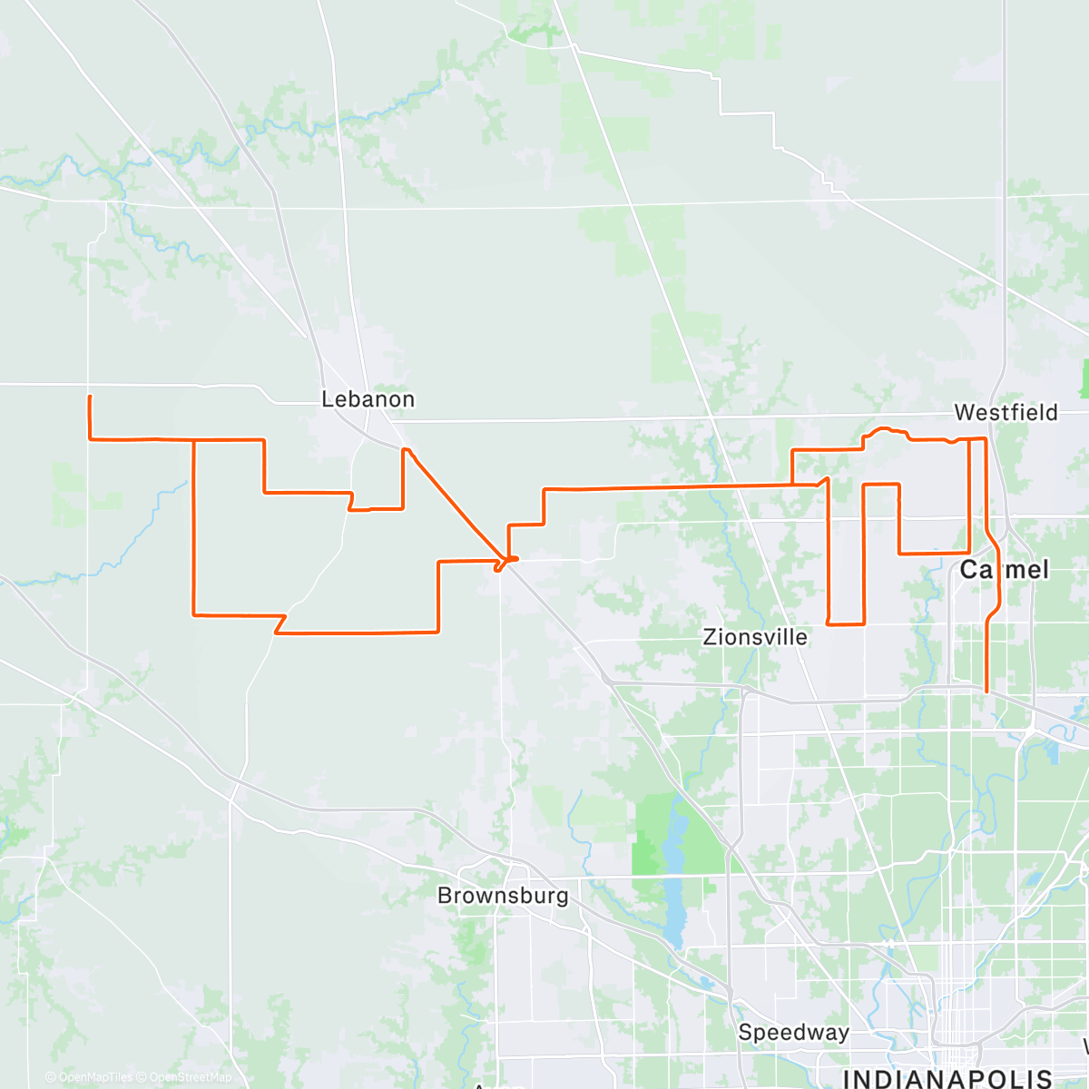 Map of the activity, Merry Effing Dense-Fog Christmas!!!