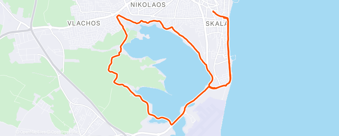 Карта физической активности (Morning Run)