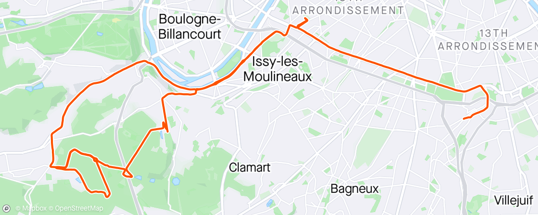 Map of the activity, Toujours enrhumé