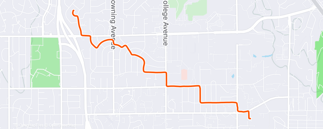 Map of the activity, 2025-12-27-Sat-4km-PedalTest02