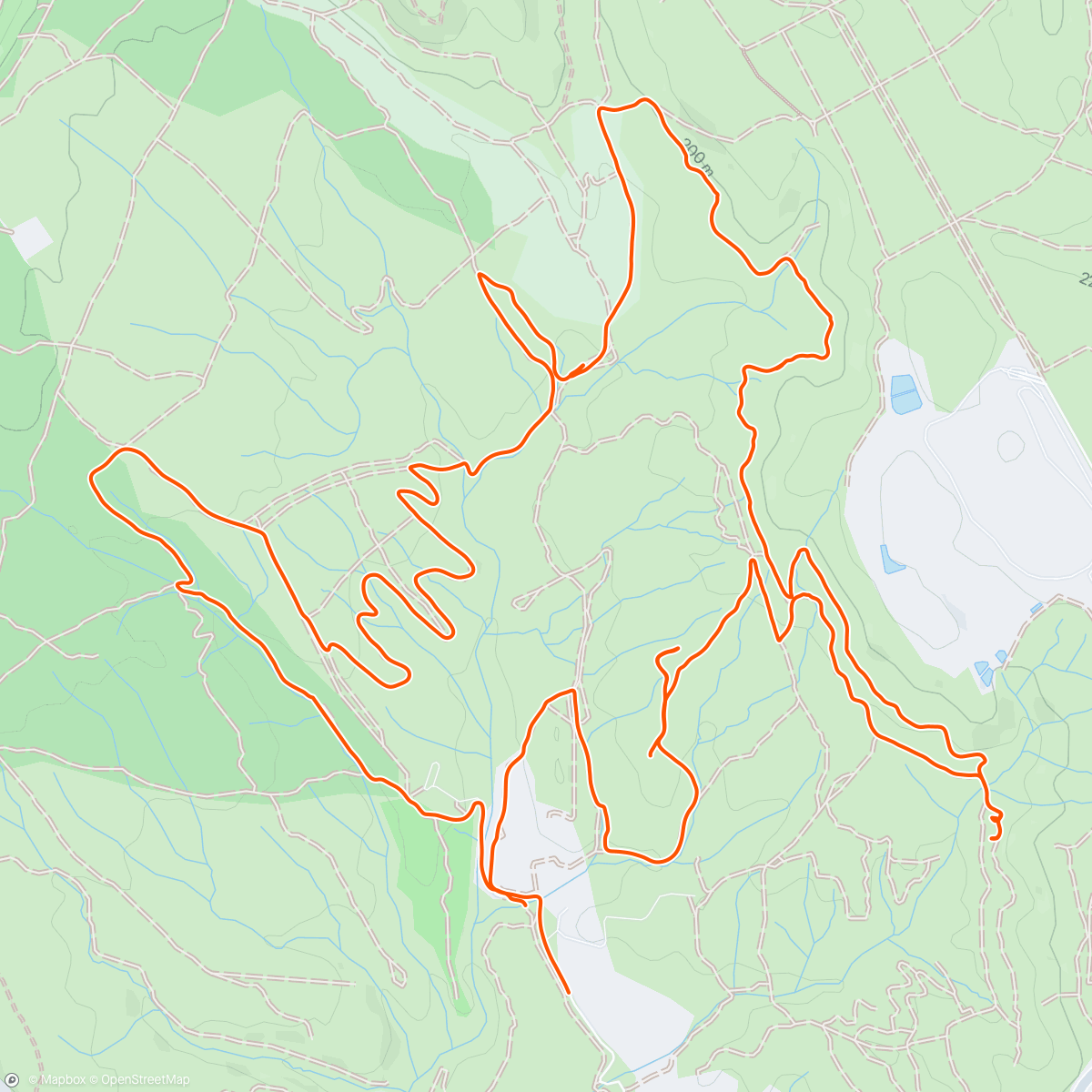 Map of the activity, Rando vtt + test matos vidéo