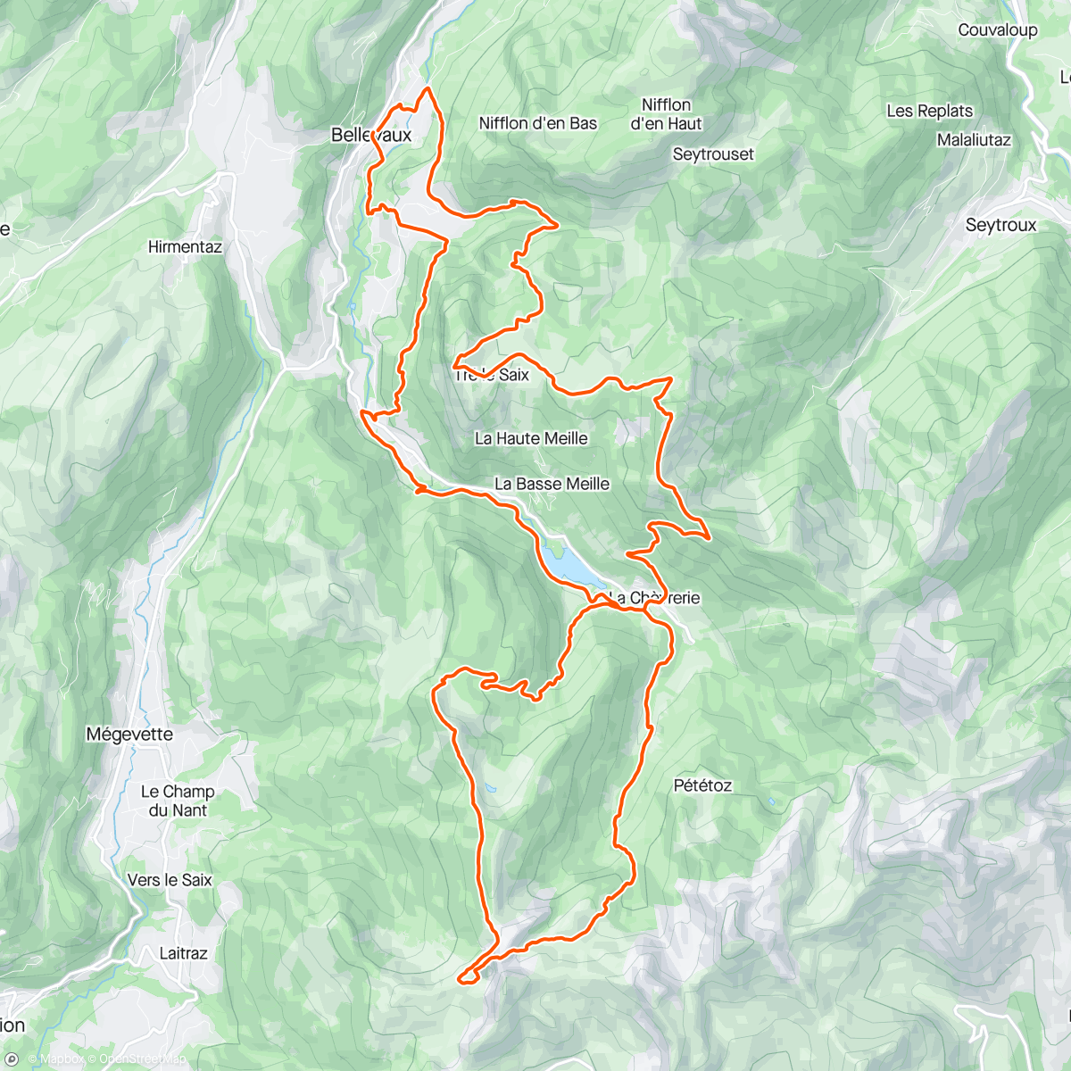 「🏁 Finisher 🏆 Trail des Crêtes du Brevon」活動的地圖