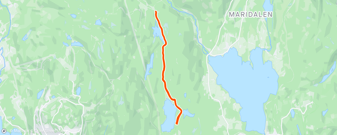 Карта физической активности (Evening Hike)