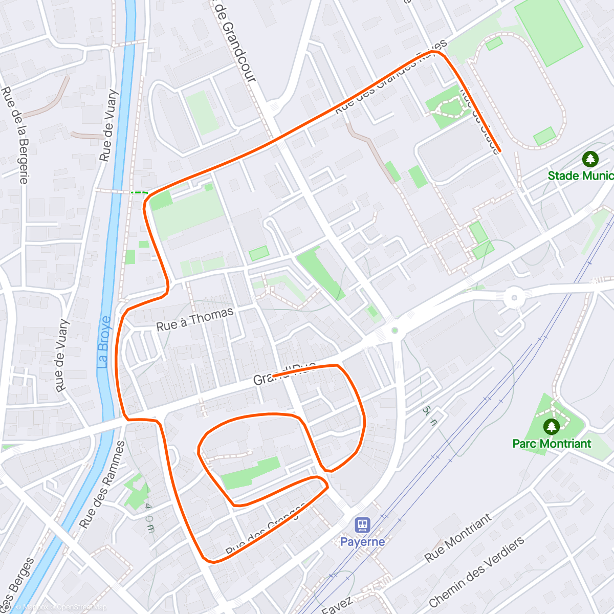 Map of the activity, Tour De Romandie Prologue 🇨🇭