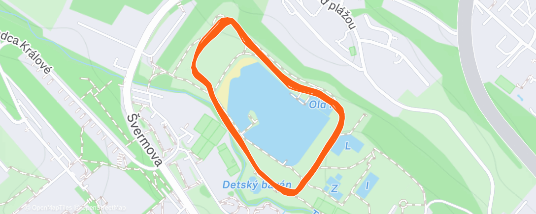 Map of the activity, Nordic Ski