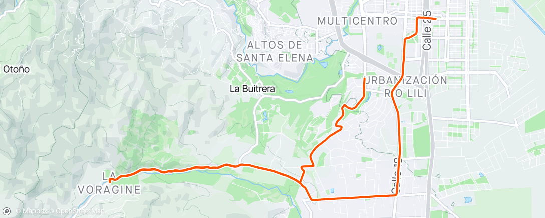 Map of the activity, Ciudad Jardín, La Vorágine, Casa.
