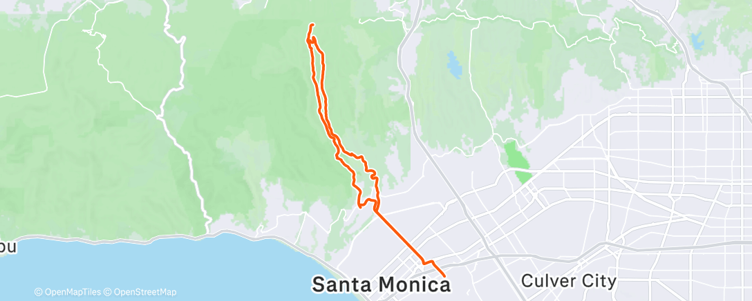 Map of the activity, Morning Ride