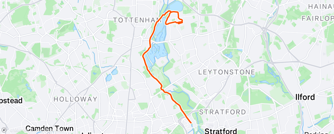 Map of the activity, Dr. Strangelove by day, to Dr. Towpath by night