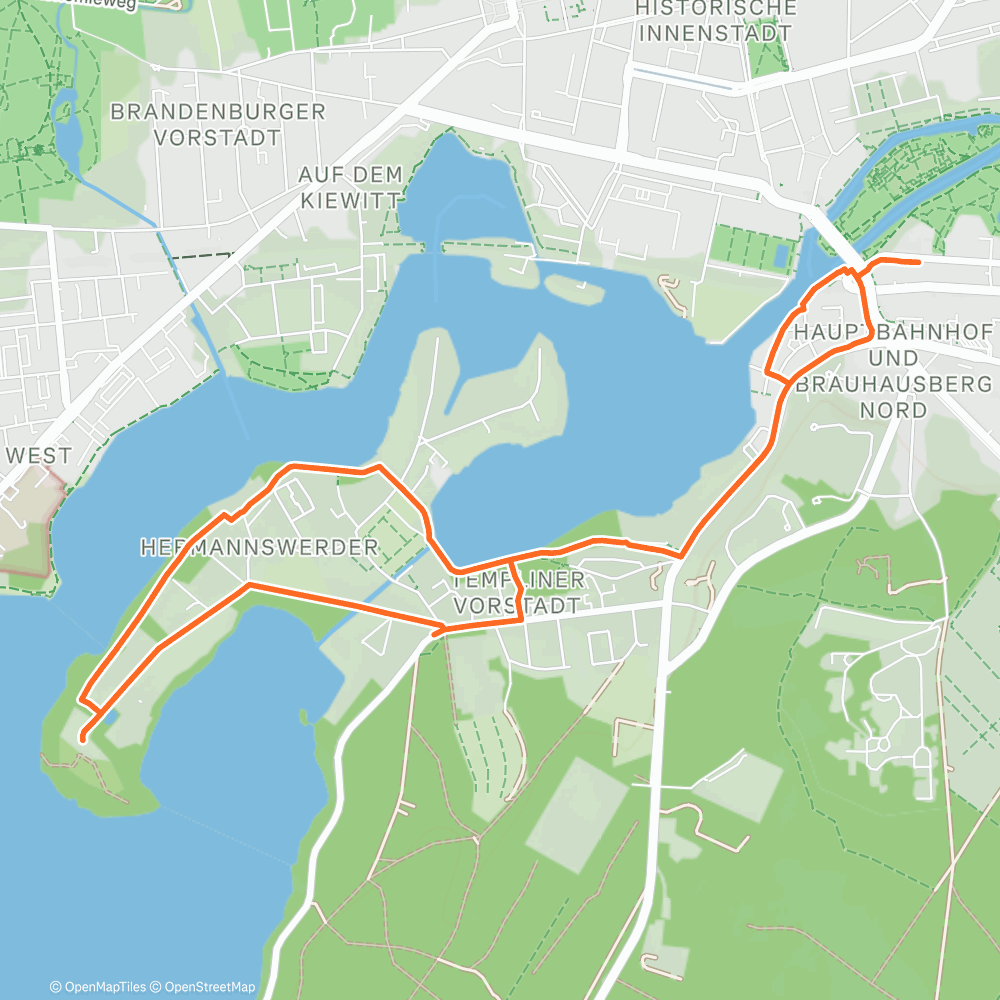 Map of the activity