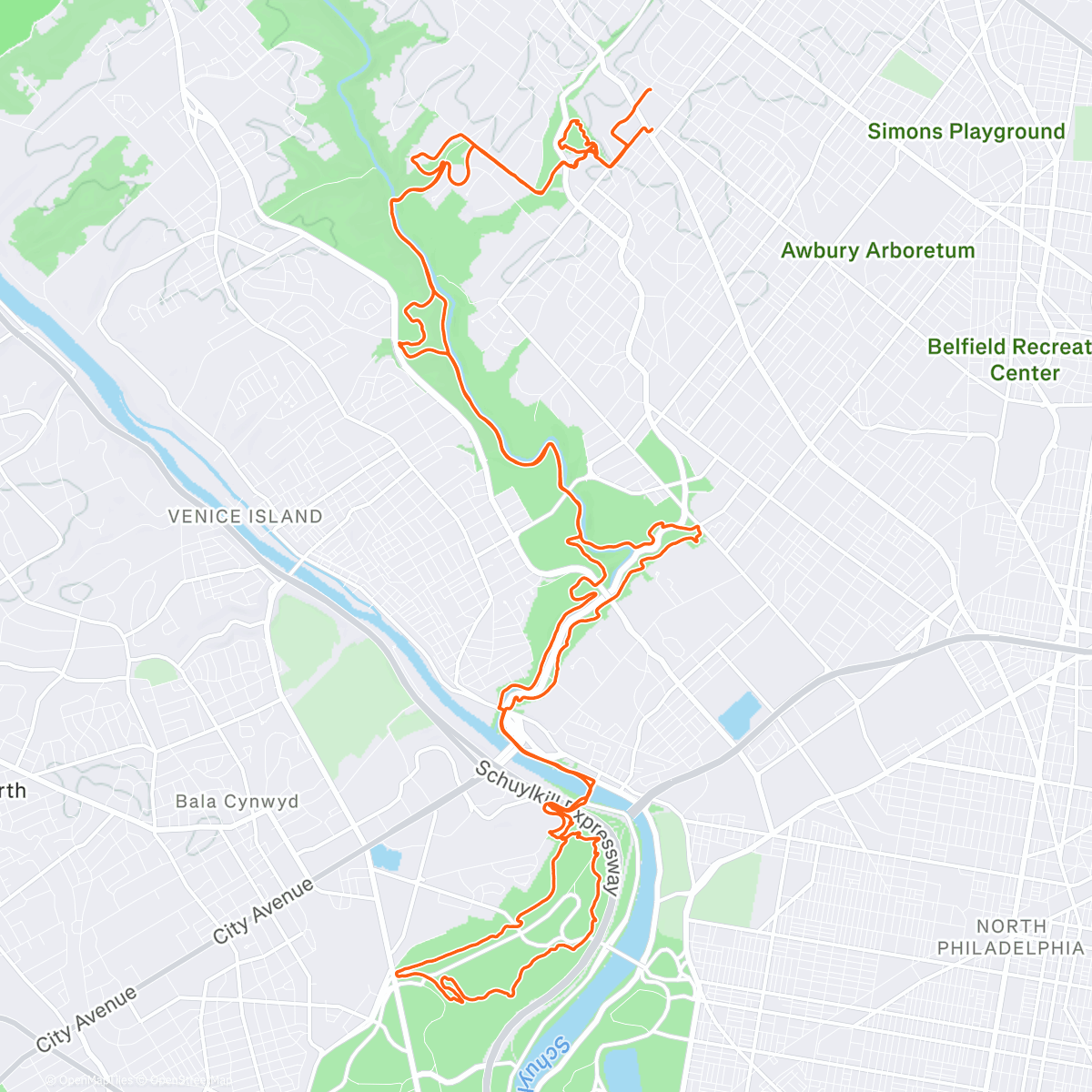 Map of the activity, One More Before The Storm w CDH