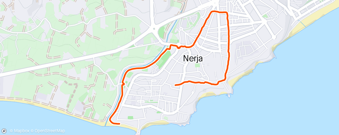 Mapa da atividade, Friday Morning Walk