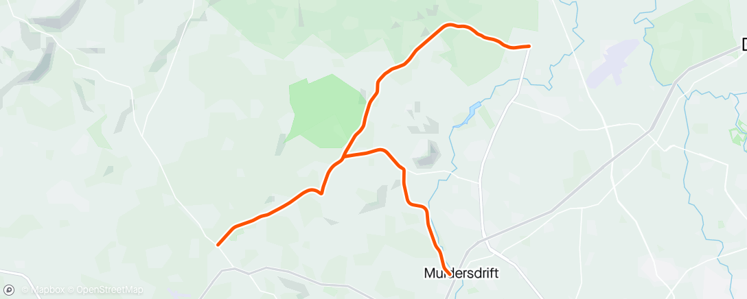 Map of the activity, Morning Ride zone 2