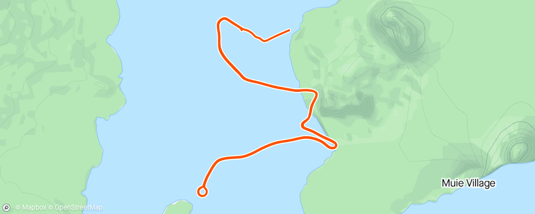 Карта физической активности (Zwift - Climb Portal: Cote de Trebiac at 50% Elevation in Watopia)