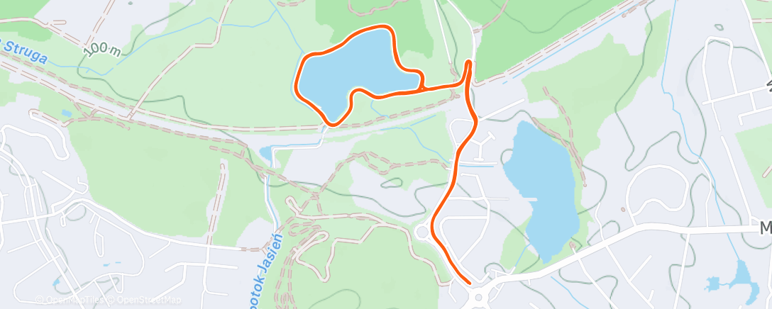 Карта физической активности (Afternoon Run)