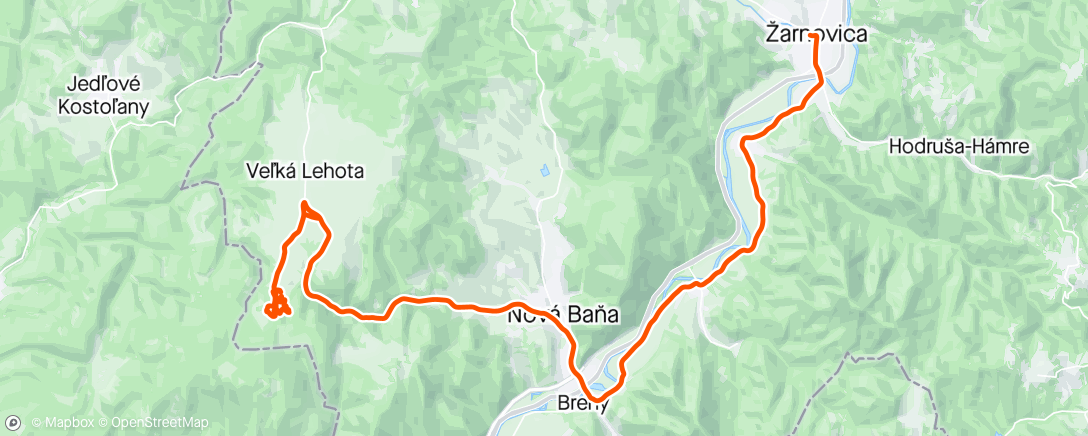 Map of the activity, XCO Drozdovo course💩