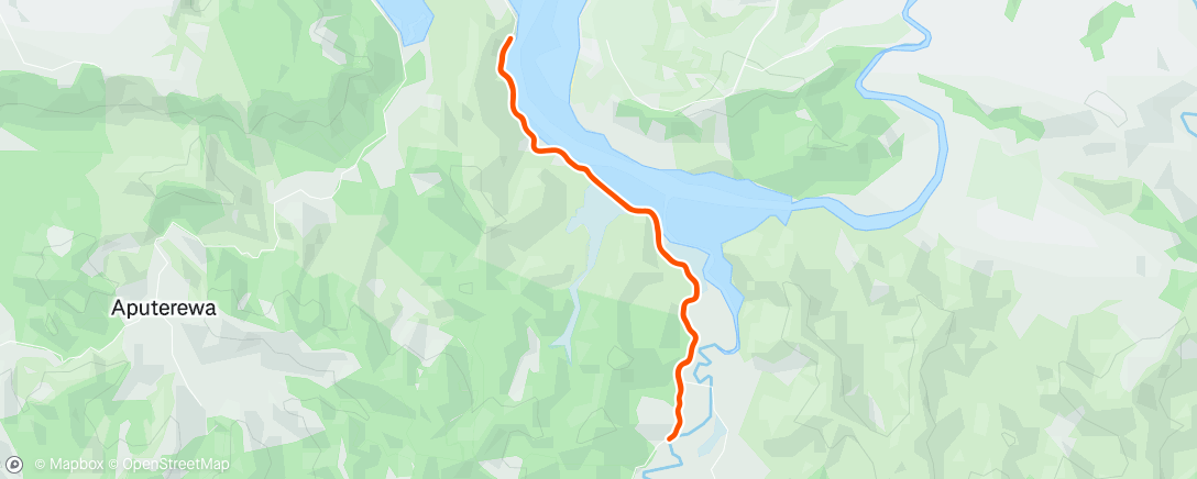 Map of the activity, Morning Run