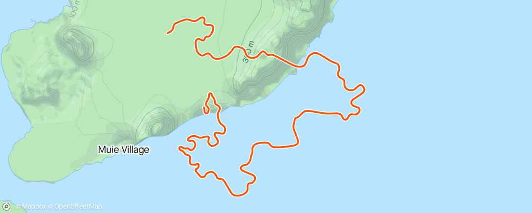 Mapa de la actividad (Zwift - 02. Endurance Escalator [Lite] in Watopia)