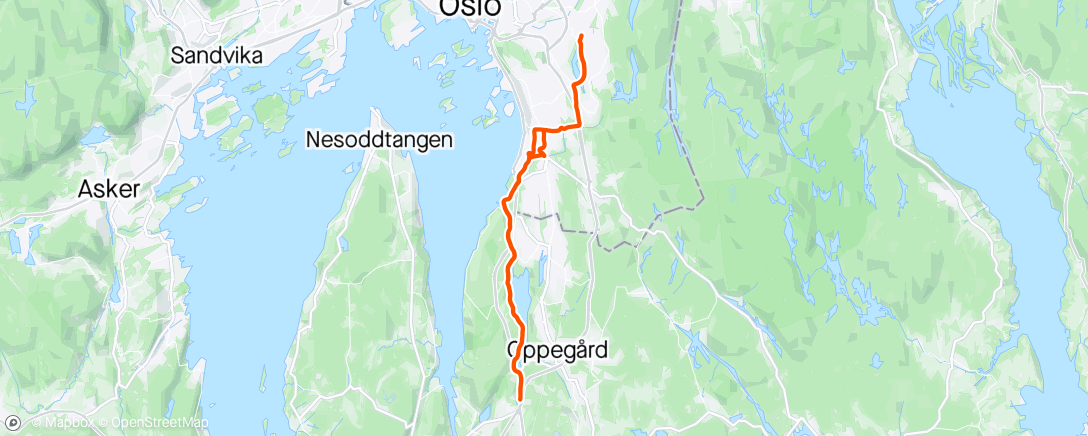 Map of the activity, 30/20 - 4x10ish på gamla