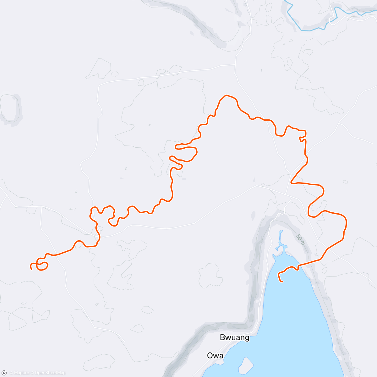 Map of the activity, Zwift - Group Ride: ZSUN Back to Basics (D) on Turf N Surf in Makuri Islands