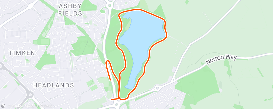Map of the activity, When you lend your running watch to your son to do a parkrun! (Tyler’s parkrun 😜🏃🏻‍♂️👍)