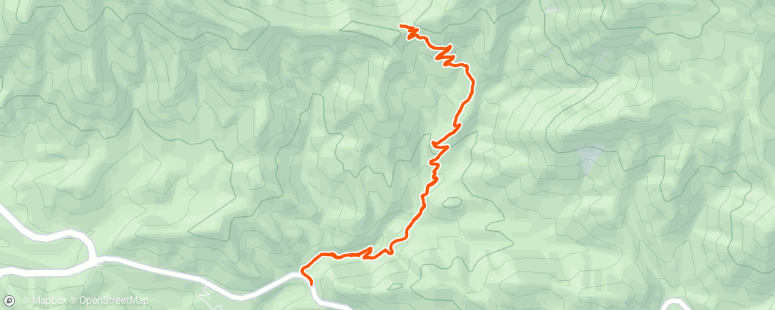 Map of the activity, Colby Canyon w Maureen