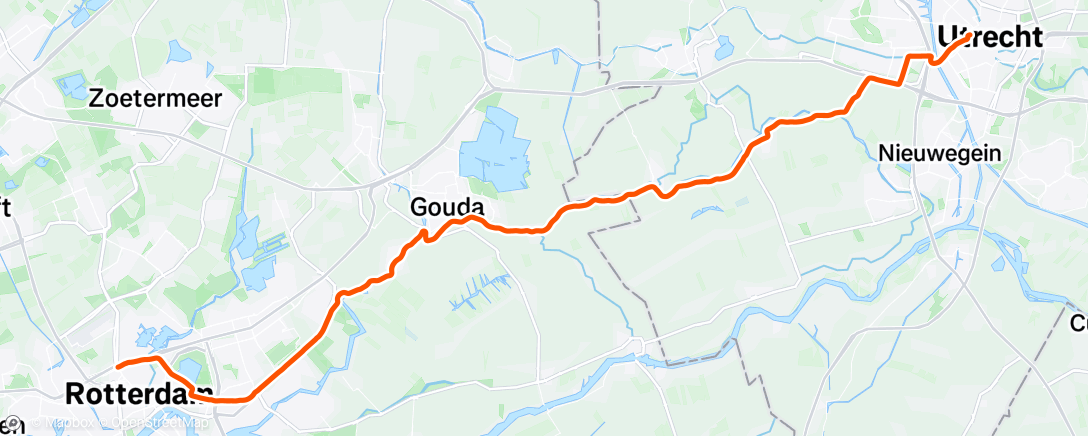 Map of the activity, Mooie start