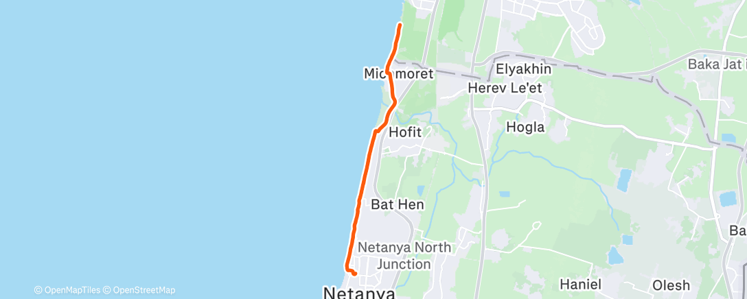 Mapa de la actividad (Morning Run)