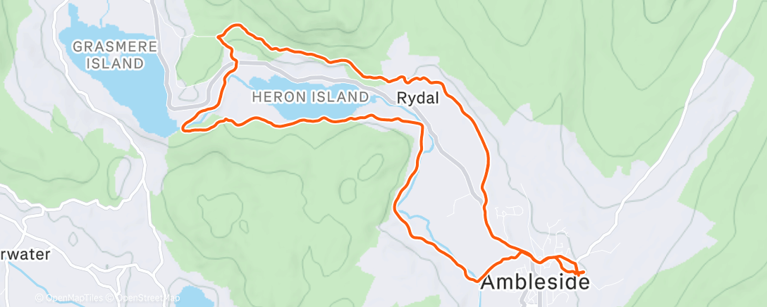 Карта физической активности (Morning Run)