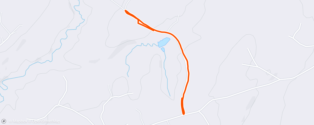 Map of the activity, Morning Run