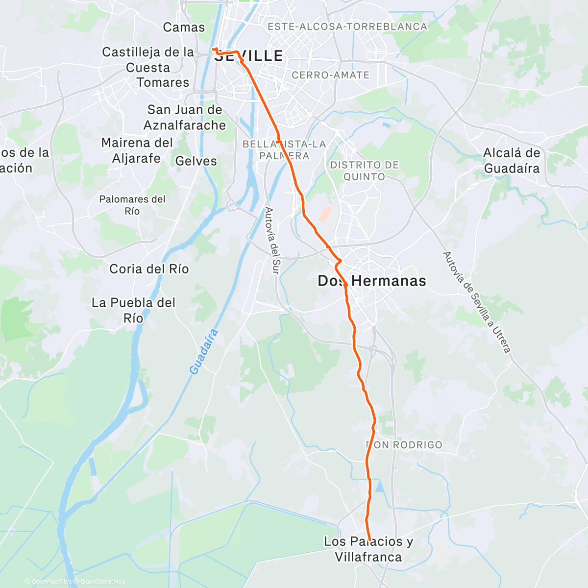 Map of the activity, VUELTA A LA PENÍNSULA IBÉRICA | Día 119