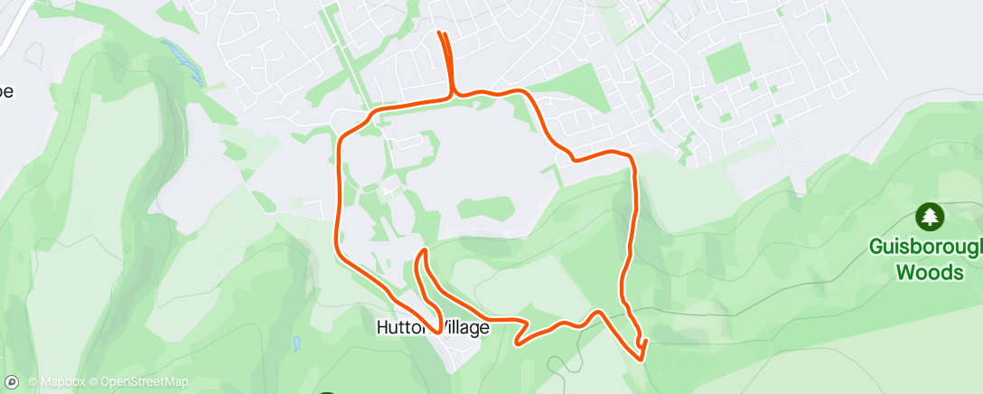 Map of the activity, Highcliffe Loop