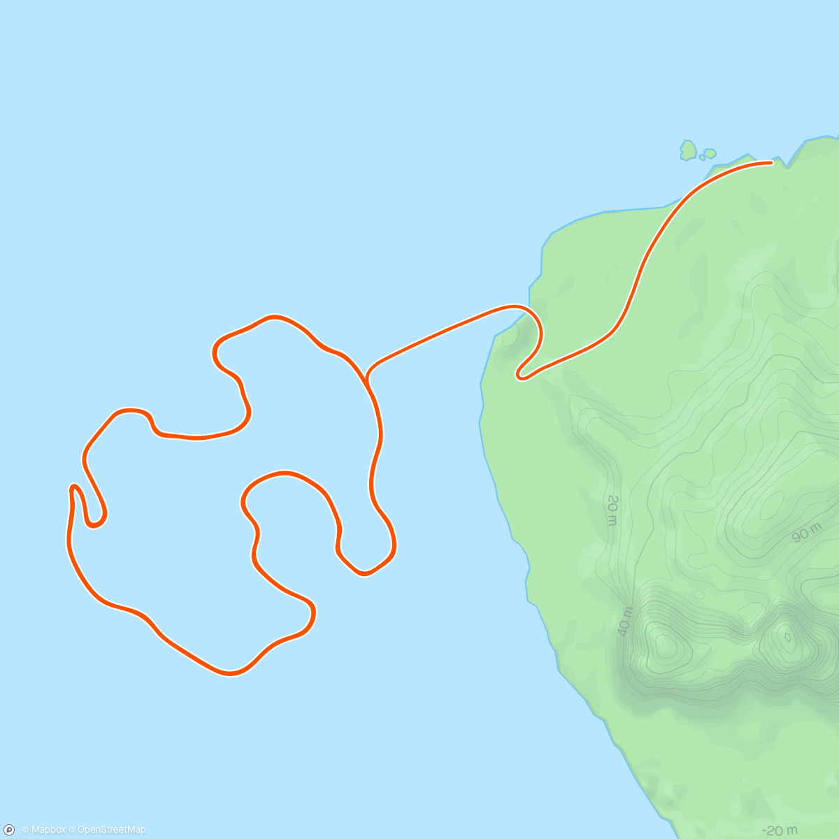 Map of the activity, Zwift - Group Ride: Volcano Circuit on Volcano Circuit in Watopia