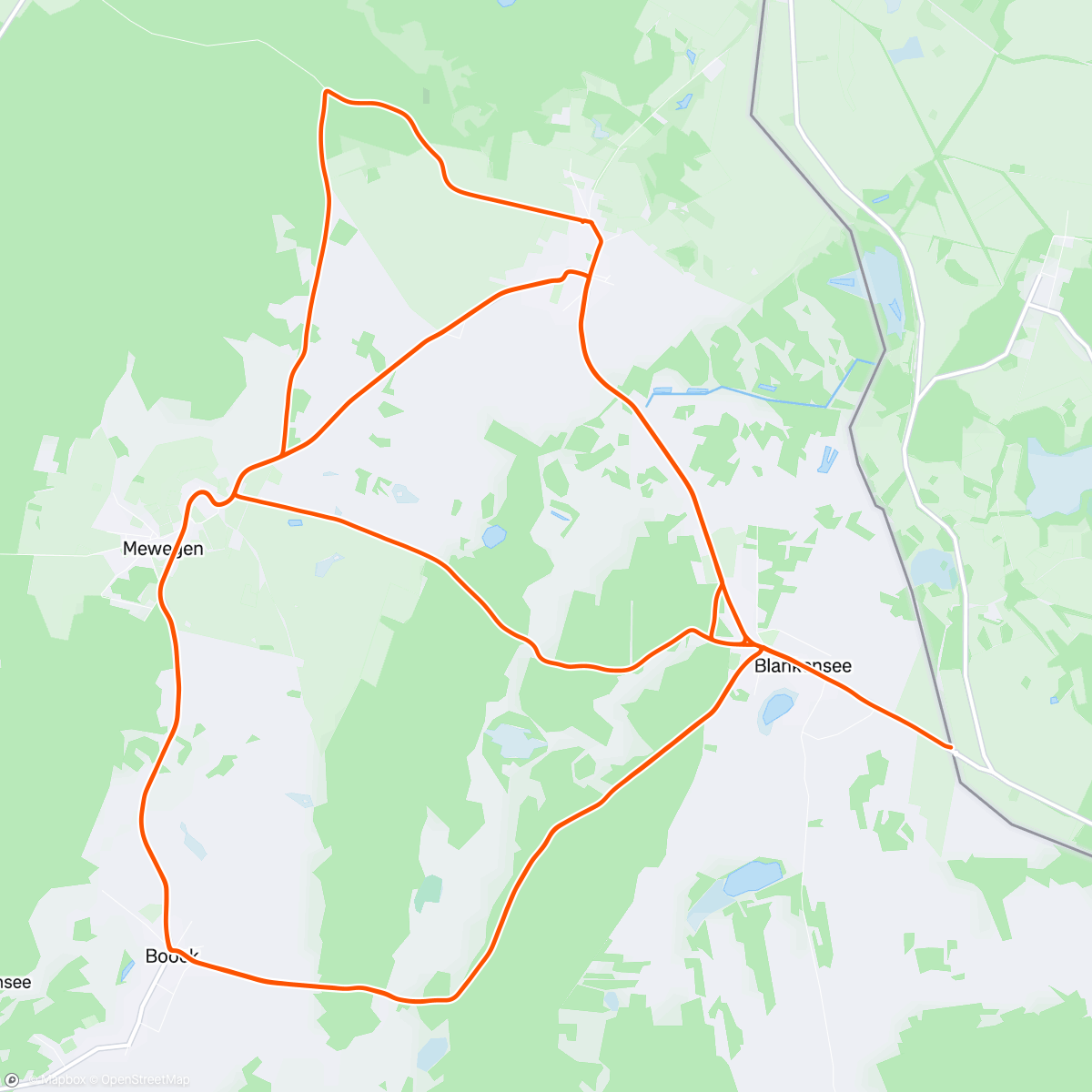 Map of the activity, Poniedziałek Dla Chillujacych
