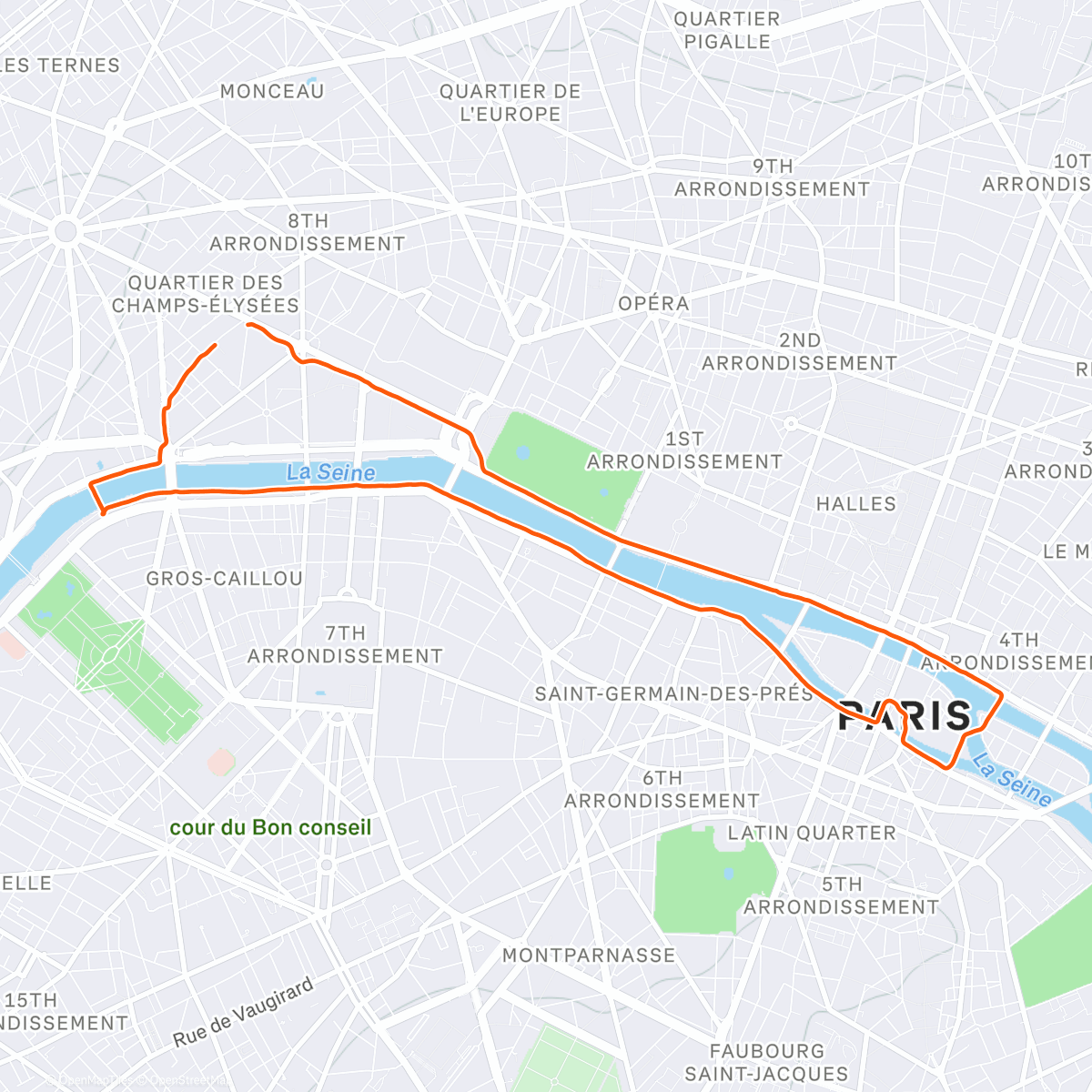 Map of the activity, It’s Friday again 🕺🏻