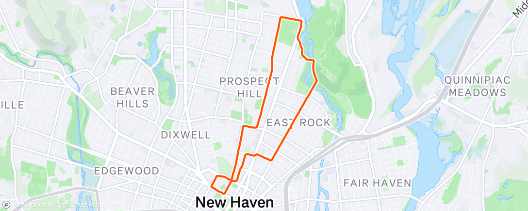 Map of the activity, Another rainy Wednesday