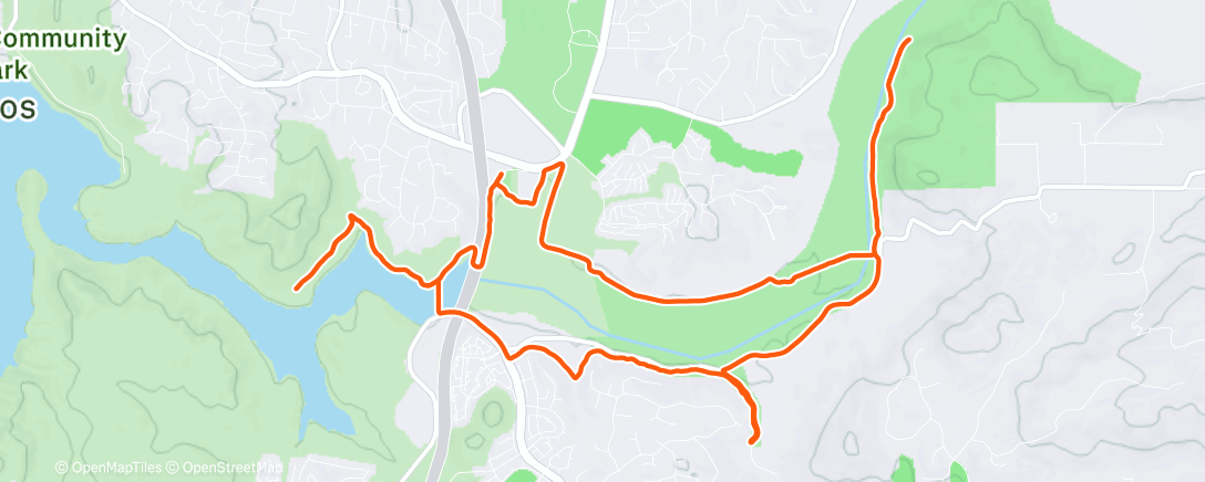 Map of the activity, Gravel Ride