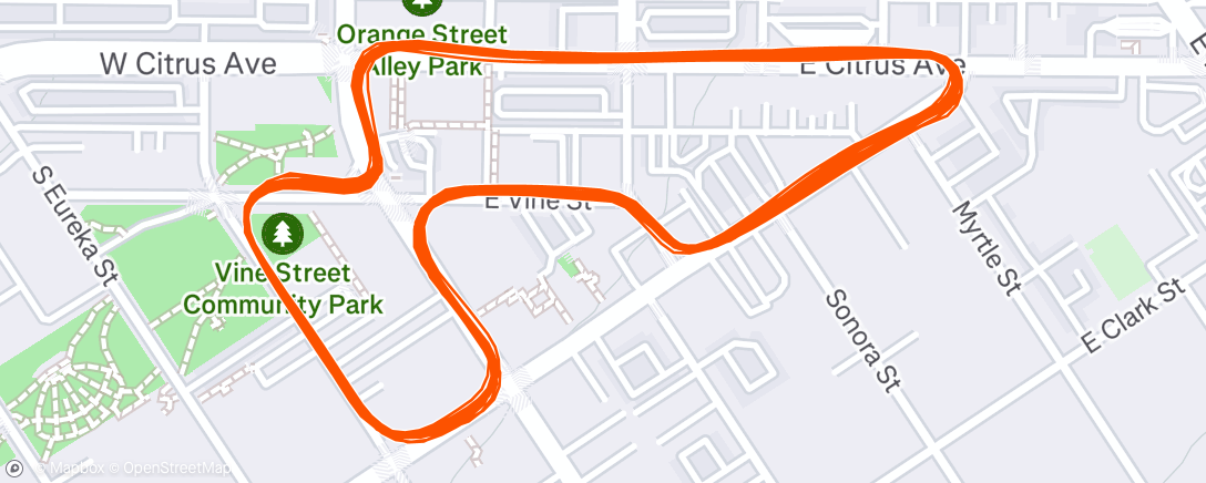 Map of the activity, Redlands stage 2 🥉