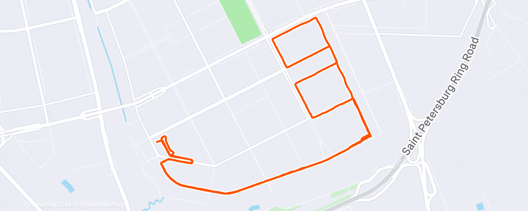 Карта физической активности (Morning Run)