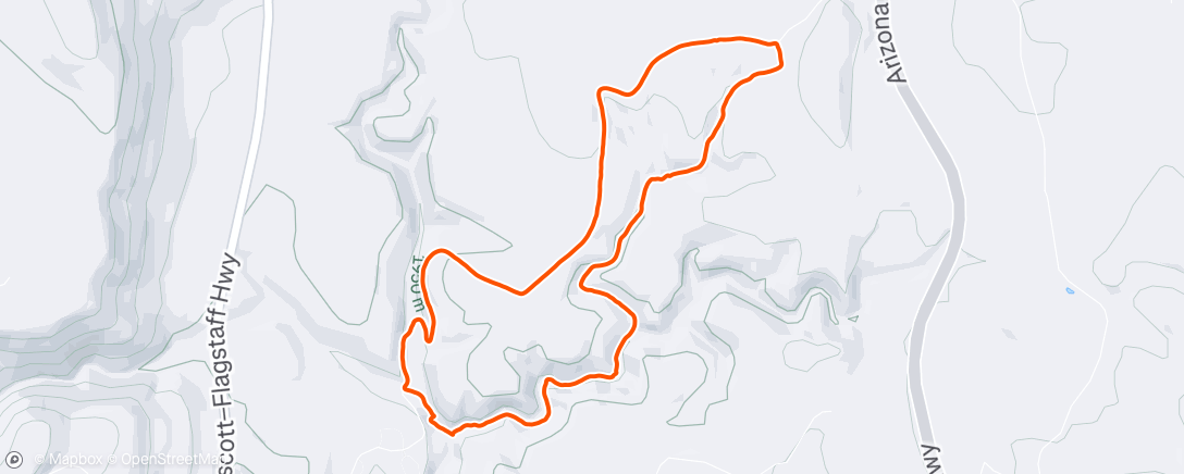 Map of the activity, Morning squad